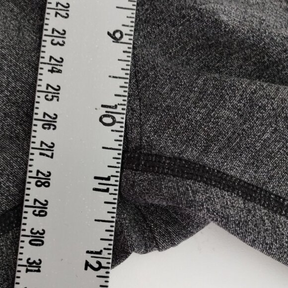 Lululemon On Track Jogger 4 Heathered Black Gym Workout Tapered Leg W5AMIS - Picture 5 of 10